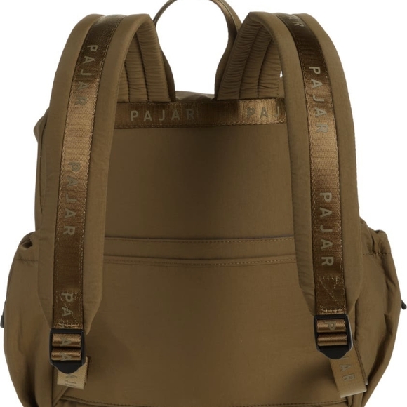 Parachute Nylon Backpack In Green - Picture 3 of 7